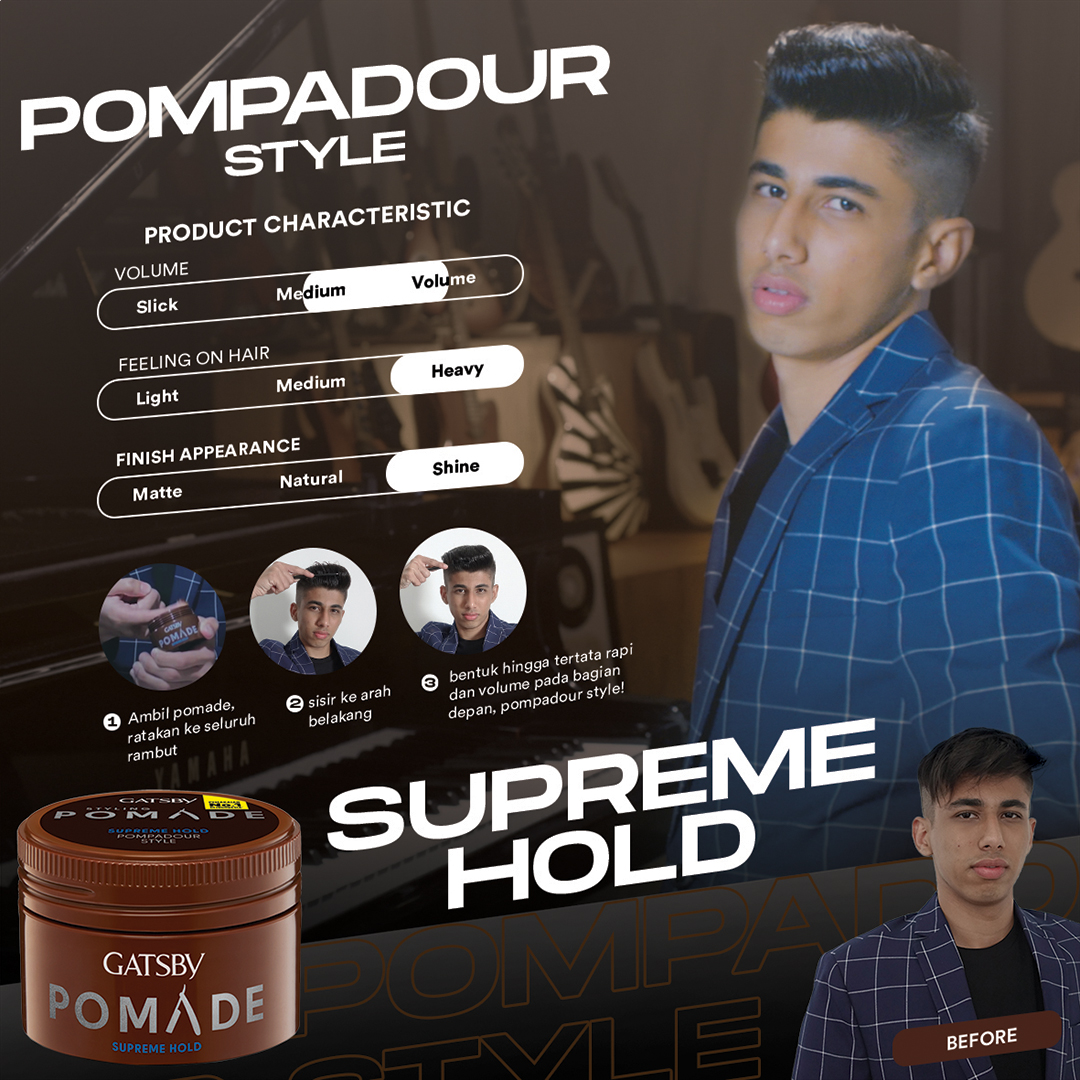 STYLING POMADE SUPREME HOLD - Gatsby
